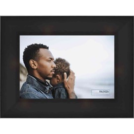 Poster Palooza A3 16.5x11.7 Traditional Black Complete Wood Picture Frame with UV Acrylic Plexiglass, Foam Board Backing & Hardware Included