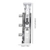 Pack of 2 Concealed Kitchen Cabinet Hangers, Universal Wall Mount