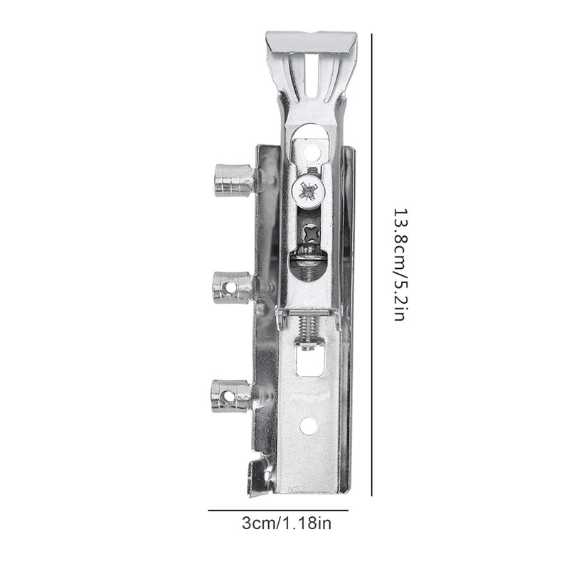 Pack of 2 Concealed Kitchen Cabinet Hangers, Universal Wall Mount