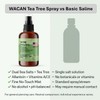 Wacan Advanced Tea Tree Piercing Spray, Saline Aftercare Piercing Cleaner