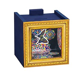 artec ATC-55905 Mysterious Woodworking Money Box, 3.9 x 3.9 x 4.0 inches (100 x 100 x 101 mm), Summer Vacation, Magic, Scientific Crafts, Summer, Free Research, Challenges, Wood/Plastic Plywood