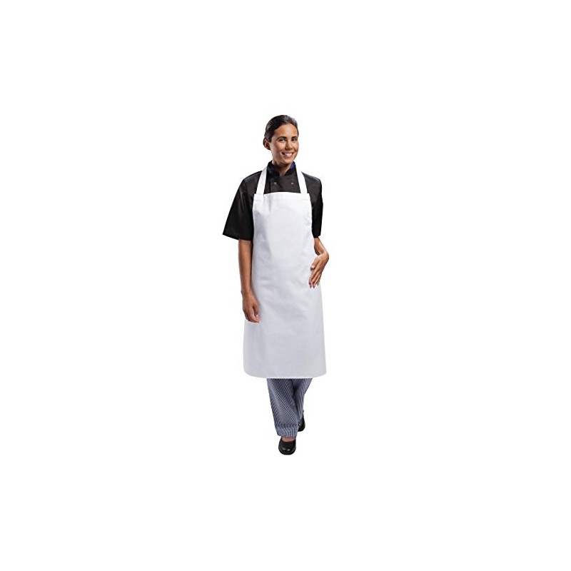 Whites Chefs Apparel A521 Lätzchen Schürze, 100%, 71,1 x 96,5