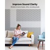 Soundproof Wall Panels Self-adhesive, 18 Pack Acoustic Panels Sound Absorbing