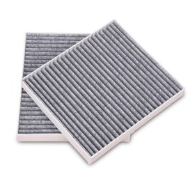 TOPAZ 2Pcs Cabin Air Filter with Activated Carbon Compatible with Chrysler 200, Sebring, Dodge Avenger, Caliber, Journey, Jeep Compass, Patriot, Ram 1500, 3500 5058693AA
