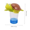 CAXUSD 1pc Cartoon Turtle Pool Dispenser Floater Accessory for Water
