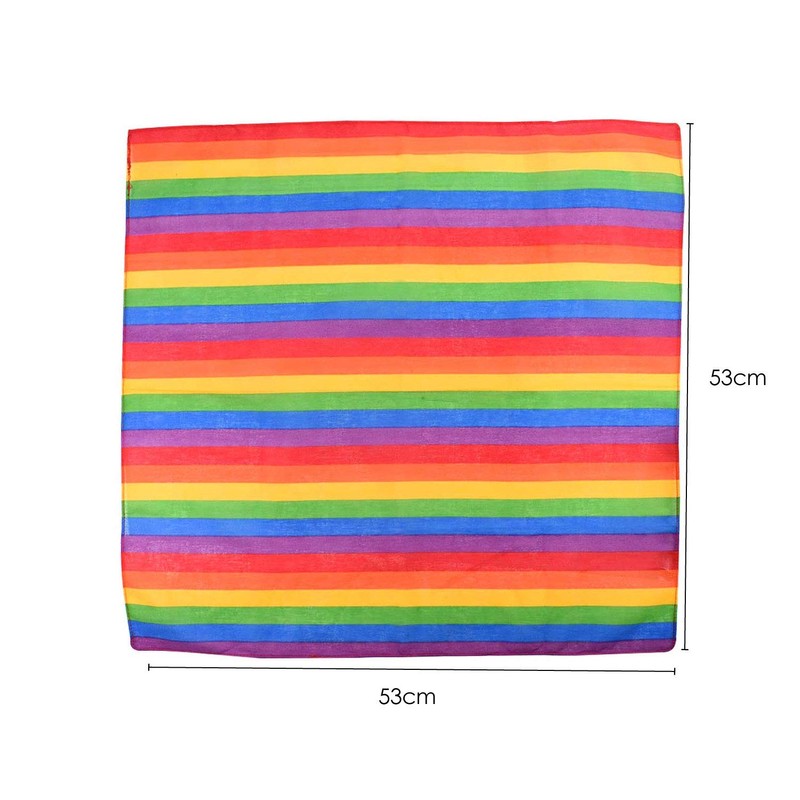 TRIXES Rainbow Bandana - Rainbow Gifts - LGBTQIA2s+ Cotton Bandana