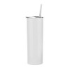 Maars 20 oz. Skinny Steel, Double Wall Stainless Tumbler (White,