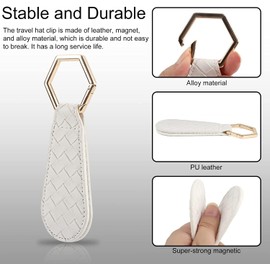 WADY Clips de Sombrero para Viajar Soporte de Sombrero para Viajes al Aire Libre Clips Magnéticos para Sombrero para Mujer Accesorios de Viaje Compañero de Sombrero de Clip de Tapa Magnética