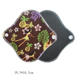 LALAFINA 2 Sets 7pcs Libra Pads Reusable Sanitary Pads Washable Bamboo Panty Liners