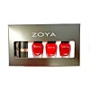 Zoya Nail Polish Quads. Set of 3 Bottles, 1 Lip