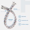 BWE 40-Inch Long Faucet Connector Braided Stainless Steel Supply Hose