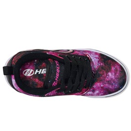 Heelys Pro 20 Lg Prints(Little Big Kid/Adult) Wheeled Heel Shoe, Pink/Black/White/Multi, 12 US Unisex
