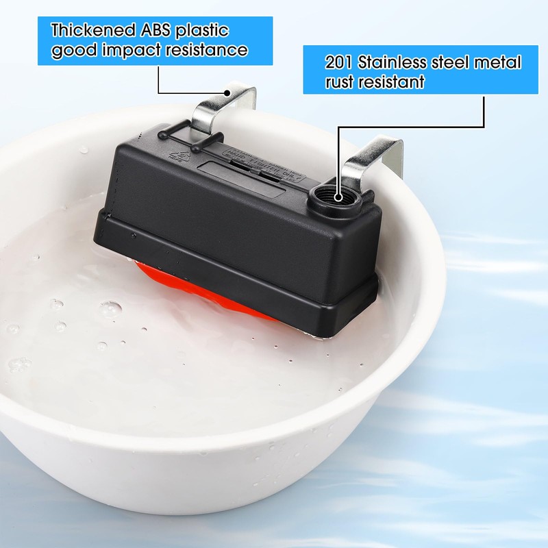 Threlaco 2 Pack Water Tank Float Valve Automatic Water Level