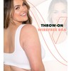 Daily Comfort Throw-on Wirefree Bra (AA-J Cup) White / 5XL
