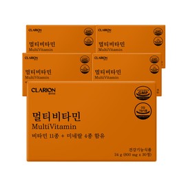 Clarion comprehensive multivitamin 24g 30 tablets 5 minerals / 클라리온 종합 멀티비타민 24g 30정 5개 미네랄