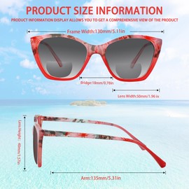 VisiWell 4 Pack Bifocal Reading Glasses for Women Men Sun Readers Spring Hinge Outdoor Sunglasses Fashion Bifocal Eyeglasses (4 Mix Color-2, 2.00, x)