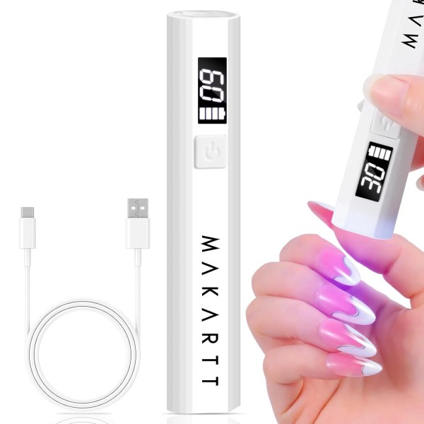 Makartt UV Light for Gel Nails: Handheld Mini Flash Cure