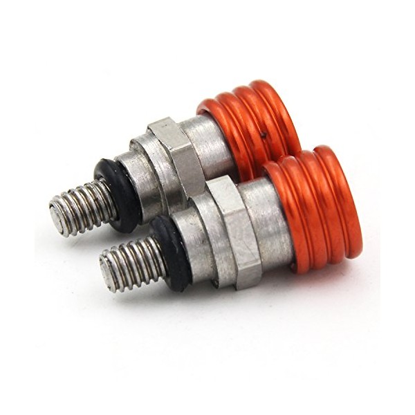 Runfarr Motorcycle Fork Bleeder M4x0.7mm Fork Air Pressure Relief For