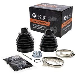 NICHE Rear CV Axle Boot Kit For Honda Pioneer 700 500 700-4 Replaces 42260-HL3-A02 42240-HL3-A03