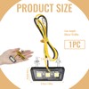 LEIBOCHAO Motorcycle LED Number Plate Light, 3 SMD LED Chip