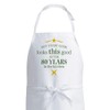 80th Birthday Apron 80 Kitchen Cooking Gift for Her Him