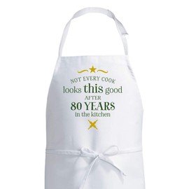 80th Birthday Apron 80 Kitchen Cooking Gift for Her Him