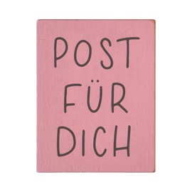 May and Berry Wooden Stamp Post für Dich 35 x 45 mm