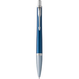 Parker Urban Premium Metal Ballpoint Pen - Dark Blue Barrel - Black Ink - Gift Boxed