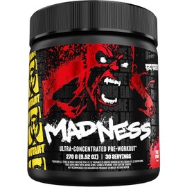 Mutant Madness Pre-Entreno Ultra Concentrado con Cafeína Naranja 285 g