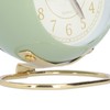 Alarm Clock Silent Non Ticking Metal Paint Power Saving Eye