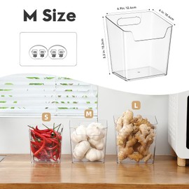 2-Pack Adhesive Cabinet Door Organizer, Kitchen Storage Under Sink Organizer, Plastic Storage Container Bins, Bathroom Makeup Organizer Hanging, Sink Caddy for Pantry, Fridge, Bedside, Counter