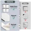 WEMATE 10 Pieces Small Notepad Holder Set Pocket Notebook -
