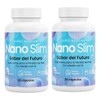 2pack Suplemento Nano Slim 20 Caps Extracto D Cafe 2pack Sin Sabor