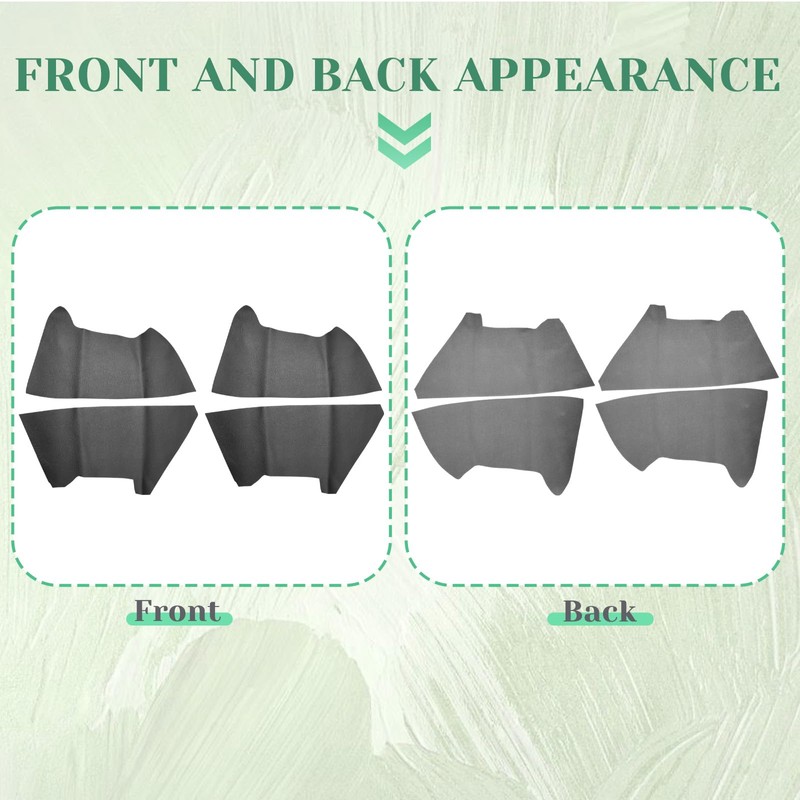 VKGUG 4PCS Door Panel Cover Compatible with Honda Civic 2011-2015