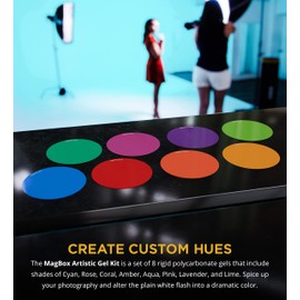 MagMod MagBox Artistic Gels. 8 x Rigid Flash Gel Set for MagBox 24 Octa Softbox