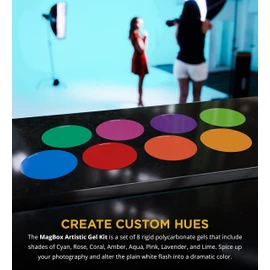MagMod MagBox Artistic Gels. 8 x Rigid Flash Gel Set for MagBox 24 Octa Softbox