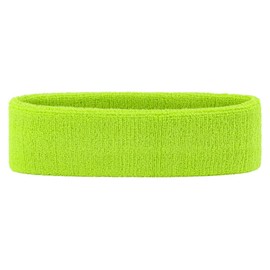 ONUPGO Headband Sports Sweatbands Wristbands Terry Cloth Striped Head Band/Wrist Band Set Athletic Exercise Basketball Headbands Moisture Wicking Sweat Absorbing Sweat Band