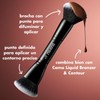 e.l.f. Cosmetics Camo Liquid Bronzer & Contour Duo Brush Brocha