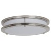 Sunset Lighting F9915-80-1-3K 14 Inches LED Flush Mount - Etched