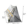 Kisangel 2pcs Portable Emergency Tube Tent Windproof Survival Shelter for