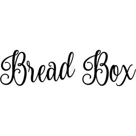 Bread Box Vinyl Decal Sticker for Home Office Decor Vehicle Window Sign Size- [8 inch] / [20 cm] Wide Color- Gloss White