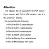 Arnorin DVI-D Male to DVI-I Female Port Saver Adapter Compact