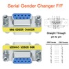 DTECH Serial Adapter 3-Pack (DB9 F-F, M-F, M-M), Mini Size