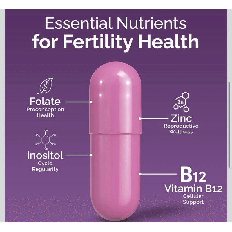 Conceive Plus Women's Fertility Support | Conception Vitamin Complex, Inositol,