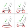 2pcs Car/Truck Seat Rise Spacer Lifting Seats Height Back Heighten