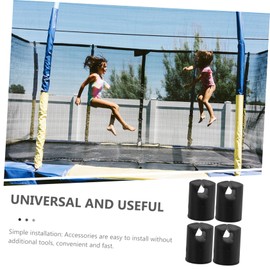 Gatuida 6pcs Trampoline Pole Caps Durable Plastic Tube Covers for Trampoline Safety Net Installation Sturdy Replacement Parts for Enclosure Connection