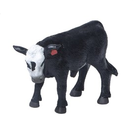 Little Buster Toys Black Baldy Calf - Black and White Faced Calf, 1/16th Scale
