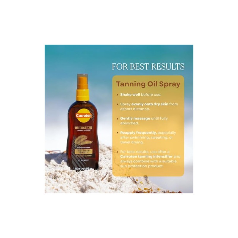 Carroten Tanning Oil 125ml 4.23oz by Carroten