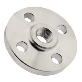 Threaded Flange DN10/PN16, DIN 2566, Rp 3/8 Inch Female Thread, Stainless Steel (1.4571)