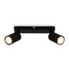 BRILONER - 2 GU10 Spotlight Ceiling Lights, max 9W, On/Off,